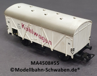 Märklin 4508 H0 Kühlwagen, rot lackierte Aufschrift, BN 327 154, DB, Bz ab1955