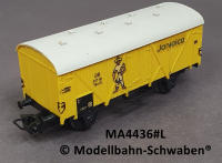 Märklin 4509 H0 Gedeckter Güterwagen Jamaica, BN 327 154, Tko 02, DB