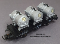 Märklin 4520 H0 Behältertragwagen BN 014 084, Bayer, OVP, Bz. 1970