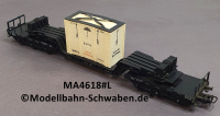 Märklin 4618 H0 Tiefladewagen bel. mit Kiste Bahia, DB