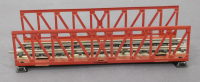 Märklin 466 Gitterbrücke gerade ab 1936, rot, 6 cm breit und 18 cm Länge