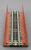Märklin 466 Gitterbrücke gerade ab 1936, rot, 6 cm breit und 18 cm Länge