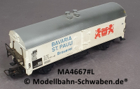 Märklin 4667 H0 Gedeckter Güterwagen / Kühlwagen, Bavaria St. Pauli Brauerei, DB
