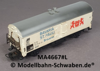 Märklin 4667 H0 Gedeckter Güterwagen / Kühlwagen, Bavaria St. Pauli Brauerei, DB