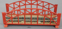 Märklin 467 Bogenbrücke gerade ab 1936, rot, 6 cm breit und 18 cm Länge