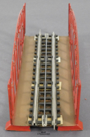 Märklin 467 Bogenbrücke gerade ab 1936, rot, 6 cm breit und 18 cm Länge