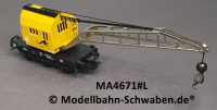 Märklin 4671 H0 Kranwagen Krupp-Ardelt, mit drehbaren Aufbau,BN 974 0 078-8, DB