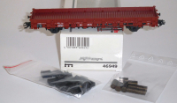 Märklin 46949 H0 Rungenwagen bel. m.Fäßern/Kisten, DB, OVP