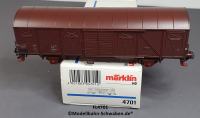 Märklin 4701 H0 Gedeckter Güterwagen, DR, OVP, Bz: 1992