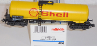 Märklin 4756 H0 Mineralöl-Kesselwagen Shell, DB, OVP