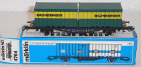 Märklin 4764 H0 Containerwagen Schenker, DB, OVP