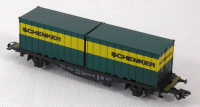 Märklin 4764 H0 Containerwagen Schenker, DB, OVP
