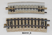 Märklin 5101 H0 M-Gleis gebogen R360/15°