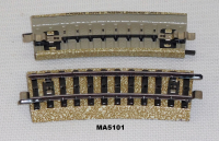 Märklin 5101 H0 M-Gleis gebogen R360/15°
