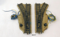 Märklin 5117P H0 M-Gleis Weichenpaar Elektrisch