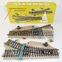 Märklin 5117P H0 M-Gleis Weichenpaar Elektrisch, OVP mit Fehldruck