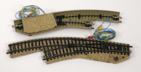 Märklin 5141 H0 M-Gleis, Bogenweiche, links, Elektr.