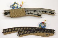 Märklin 5141 H0 M-Gleis, Bogenweiche, links, Elektr.