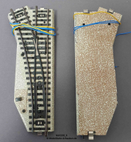 Märklin 5203 H0 M-Gleis Weiche Links, Elektrisch