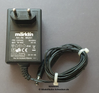 Märklin 66201 Schalt-/Steckernetzteil 230VAC/18VDC, 18VA