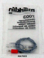 Märklin 7003 H0 K+M Gleis Anschlußkabel Oberleitung