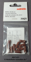 Märklin 71421 Muffe, braun, Btl. mit 10 Stk