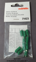 Märklin 71423 Muffe, grün, Btl. mit 10 Stk