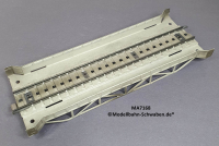 Märklin 7168 H0 M-Gleis Rampenstück Gerade, Länge 180 mm
