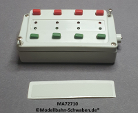 Märklin 72710 Stellpult mit Rückmeldung zum Schalten von 4 zweispuligen Magnetartikeln