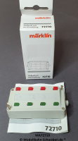 Märklin 72710 Stellpult mit Rückmeldung zum Schalten von 4 zweispuligen Magnetartikeln, OVP