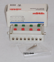 Märklin 7272 Stellpult zum Schalten von 4 zweispuligen Magnetartikeln