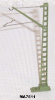Märklin 7511 H0 Universal Mast für Oberleitung H=97mm