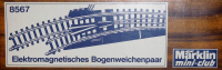 Märklin 8567 Z Bogenweichen, Paar, elektrisch
