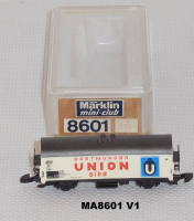 Märklin 8601 Z MINICLUB Kühlwagen DORTMUNDER UNION, DB, OVP