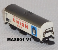 Märklin 8601 Z MINICLUB Kühlwagen DORTMUNDER UNION, DB, OVP