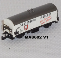 Märklin 8602 Z MINICLUB Kühlwagen Spatenbräu München, DB, OVP