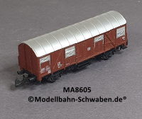 Märklin 8605 Z MINICLUB Gedeckter Güterwagen, DB,