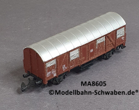 Märklin 8605 Z MINICLUB Gedeckter Güterwagen, DB,