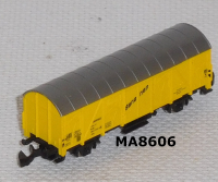 Märklin 8606 Z MINICLUB Gedeckter Güterwagen, ibbis, Bananen, DB, OVP