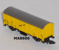 Märklin 8606 Z MINICLUB Gedeckter Güterwagen, ibbis, Bananen, DB, OVP