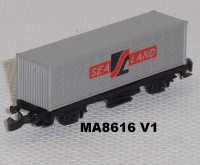 Märklin 8616 Z MINICLUB Containerwagen Sea Land, DB