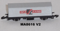 Märklin 8616 Z MINICLUB Containerwagen Sea Land, DB