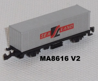 Märklin 8616 Z MINICLUB Containerwagen Sea Land, DB