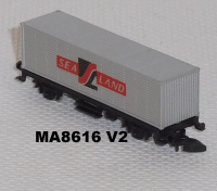 Märklin 8616 Z MINICLUB Containerwagen Sea Land, DB