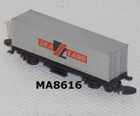 Märklin 8616 Z MINICLUB Containerwagen Sea Land, DB, OVP