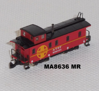 Märklin 8636 Z MINICLUB Santa FE Caboose, OVP