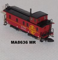 Märklin 8636 Z MINICLUB Santa FE Caboose, OVP