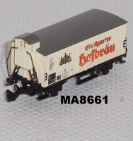 Märklin 8661 Z MINICLUB Bierwagen G10 mit Bremserhaus Stuttgarter Hofbräu