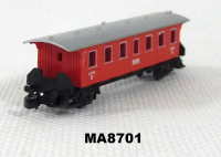 Märklin 8701 Z MINICLUB Personenwagen, rot, OVP