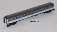 Märklin 8721 Z MINICLUB D-Zug Personenwagen DB in blau/weiß, OVP